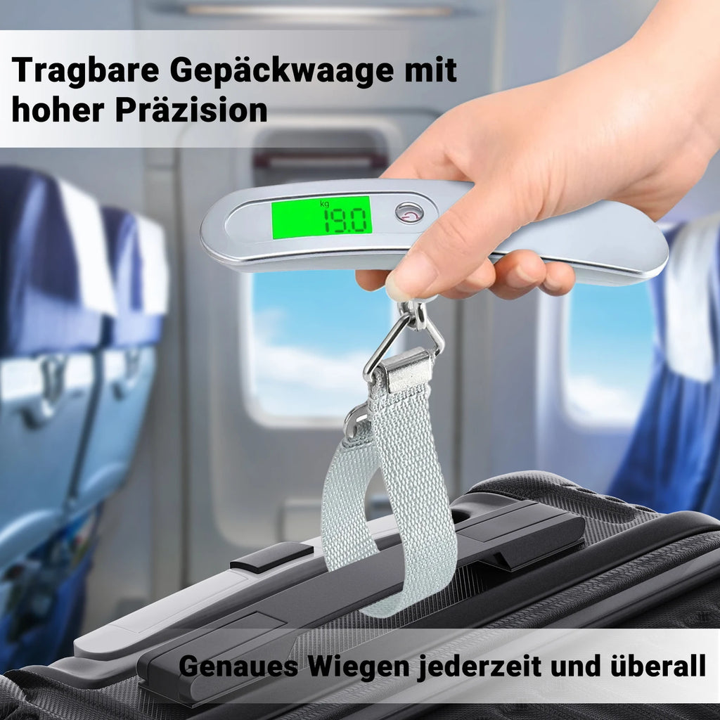 3er Reisekoffer Set – robust & leicht | Hartschale, 360° Rollen, Schloss & Waage inklusive