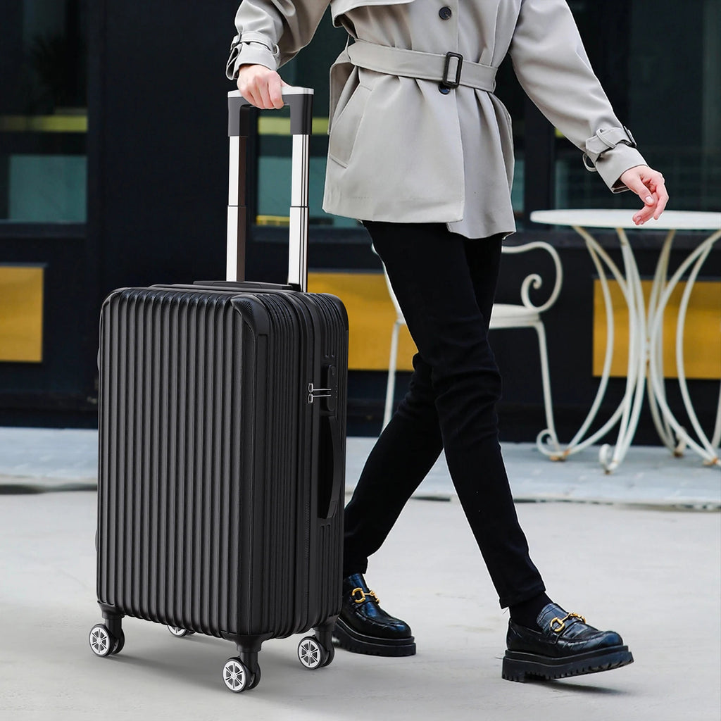 3er Reisekoffer Set – robust & leicht | Hartschale, 360° Rollen, Schloss & Waage inklusive