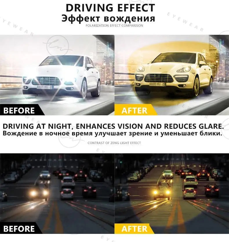 Intelligente photochrome Sport-Sonnenbrille UV400 – Polarisierte Outdoor- & Nachtfahrbrille für Damen & Herren