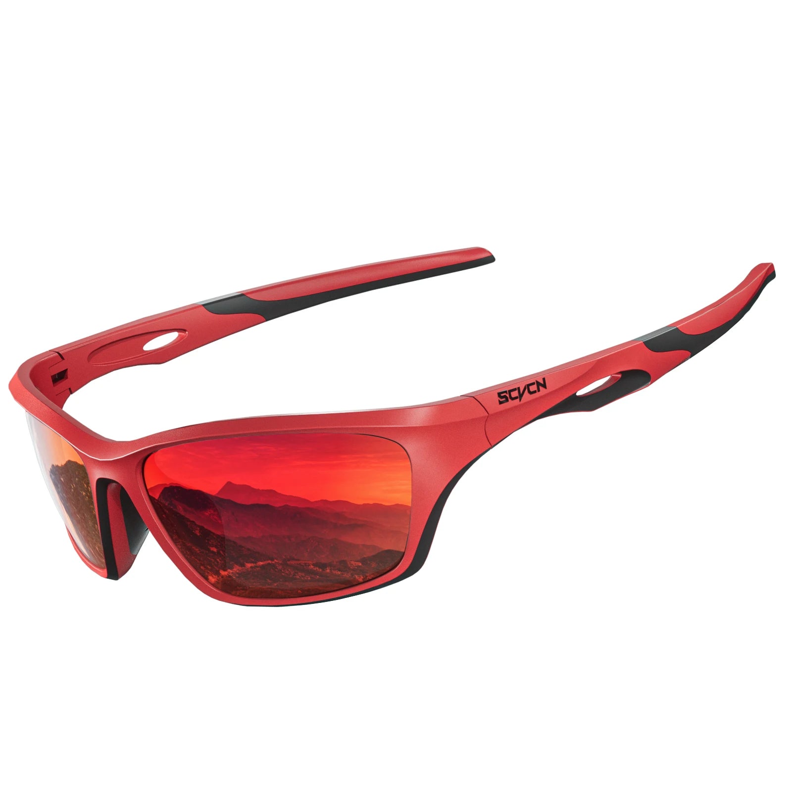 Polarisierte Sport-Outdoor-Brille UV400 – Leichte Fahrrad- & Outdoorbrille mit hohem Kontrast
