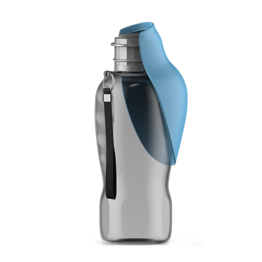 800 ml Tragbare Hunde-Trinkflasche mit Napf – Auslaufsicher für Reisen, Spaziergänge & Outdoor