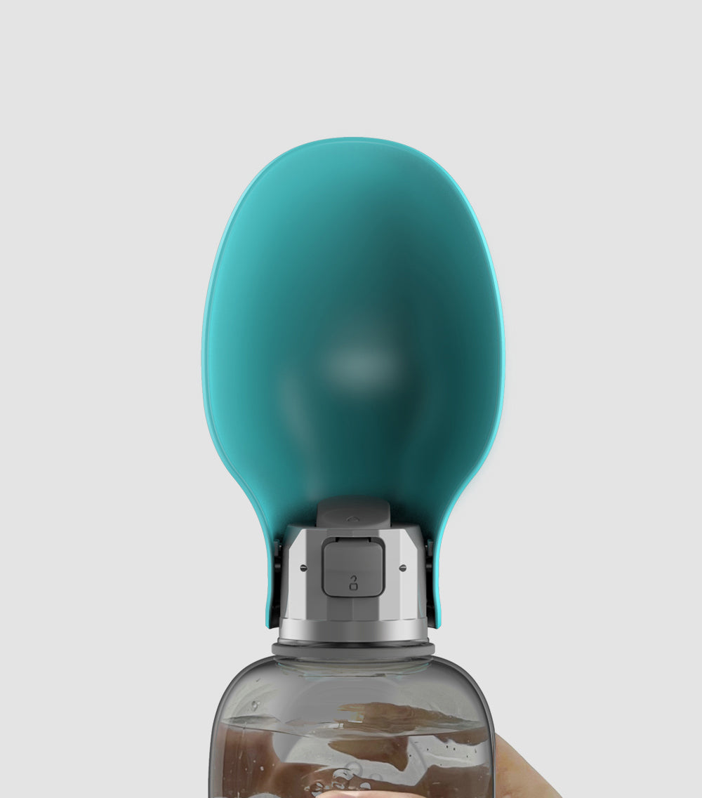 800 ml Tragbare Hunde-Trinkflasche mit Napf – Auslaufsicher für Reisen, Spaziergänge & Outdoor