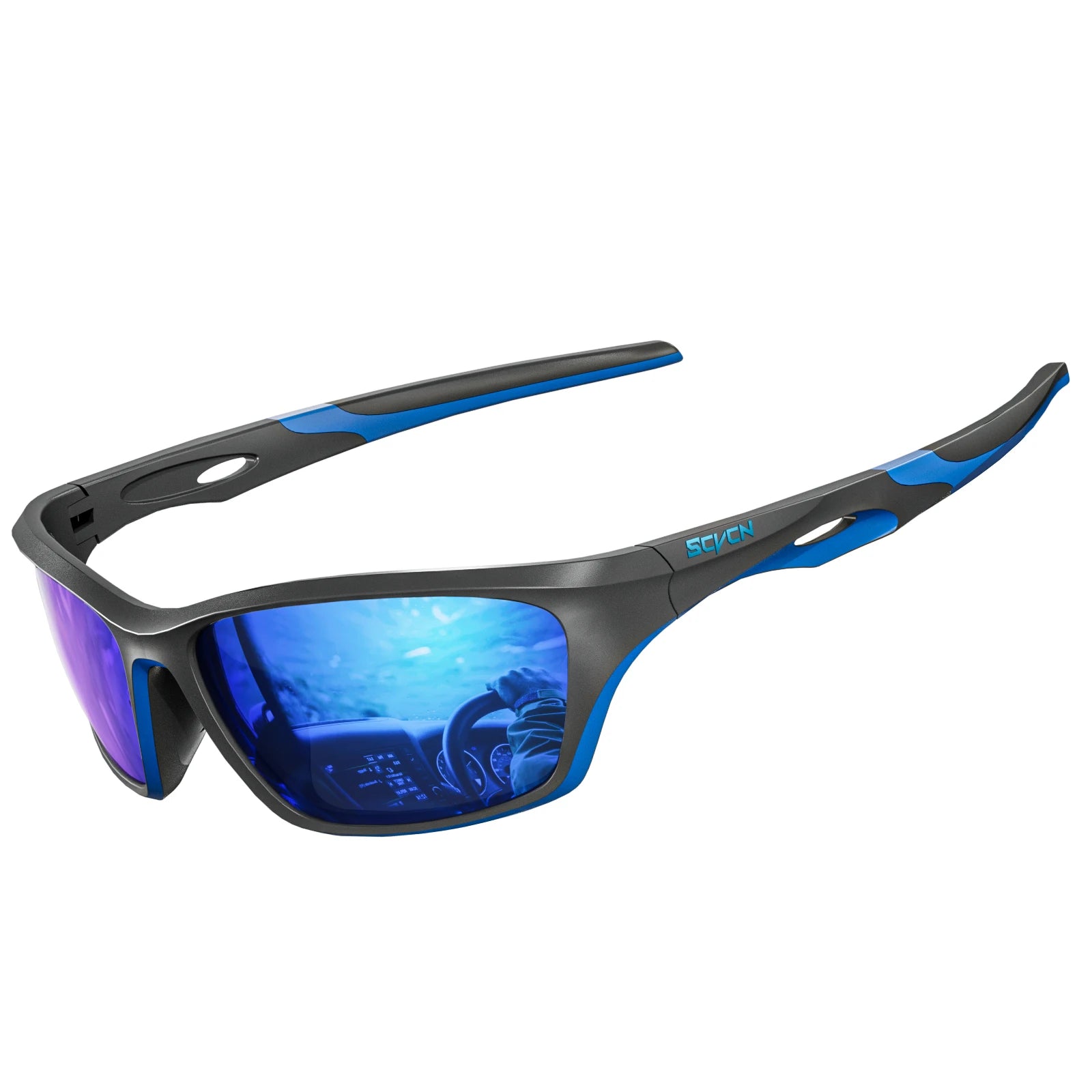 Polarisierte Sport-Outdoor-Brille UV400 – Leichte Fahrrad- & Outdoorbrille mit hohem Kontrast