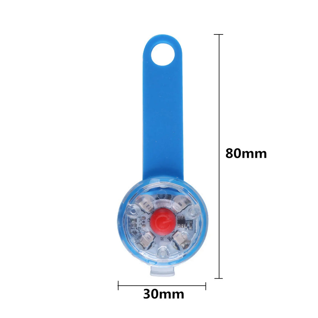 USB-Wiederaufladbares LED-Hunde-Blinklicht – Wasserdichtes Sicherheitslicht für Halsband & Geschirr
