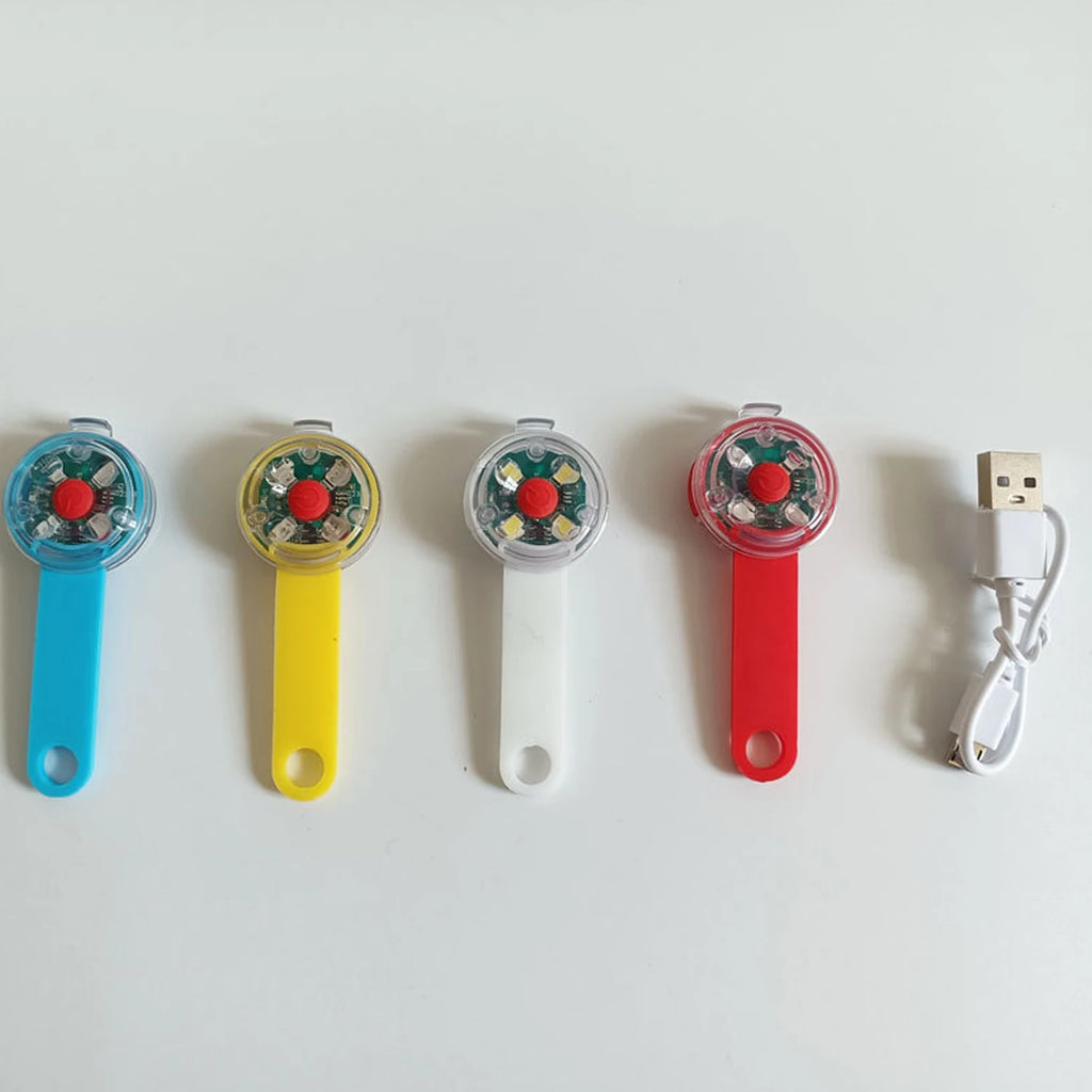 USB-Wiederaufladbares LED-Hunde-Blinklicht – Wasserdichtes Sicherheitslicht für Halsband & Geschirr