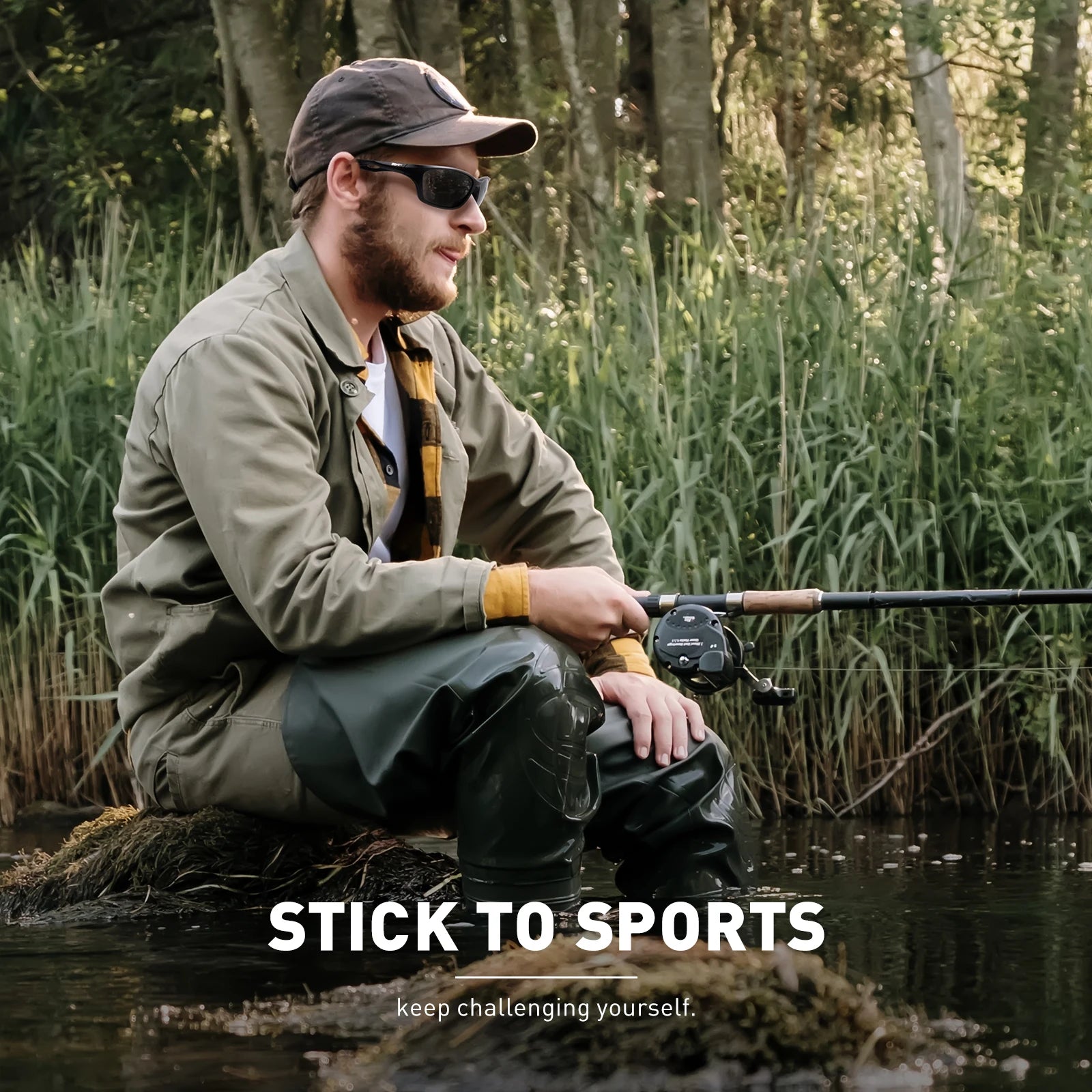 Polarisierte Sport-Outdoor-Brille UV400 – Leichte Fahrrad- & Outdoorbrille mit hohem Kontrast