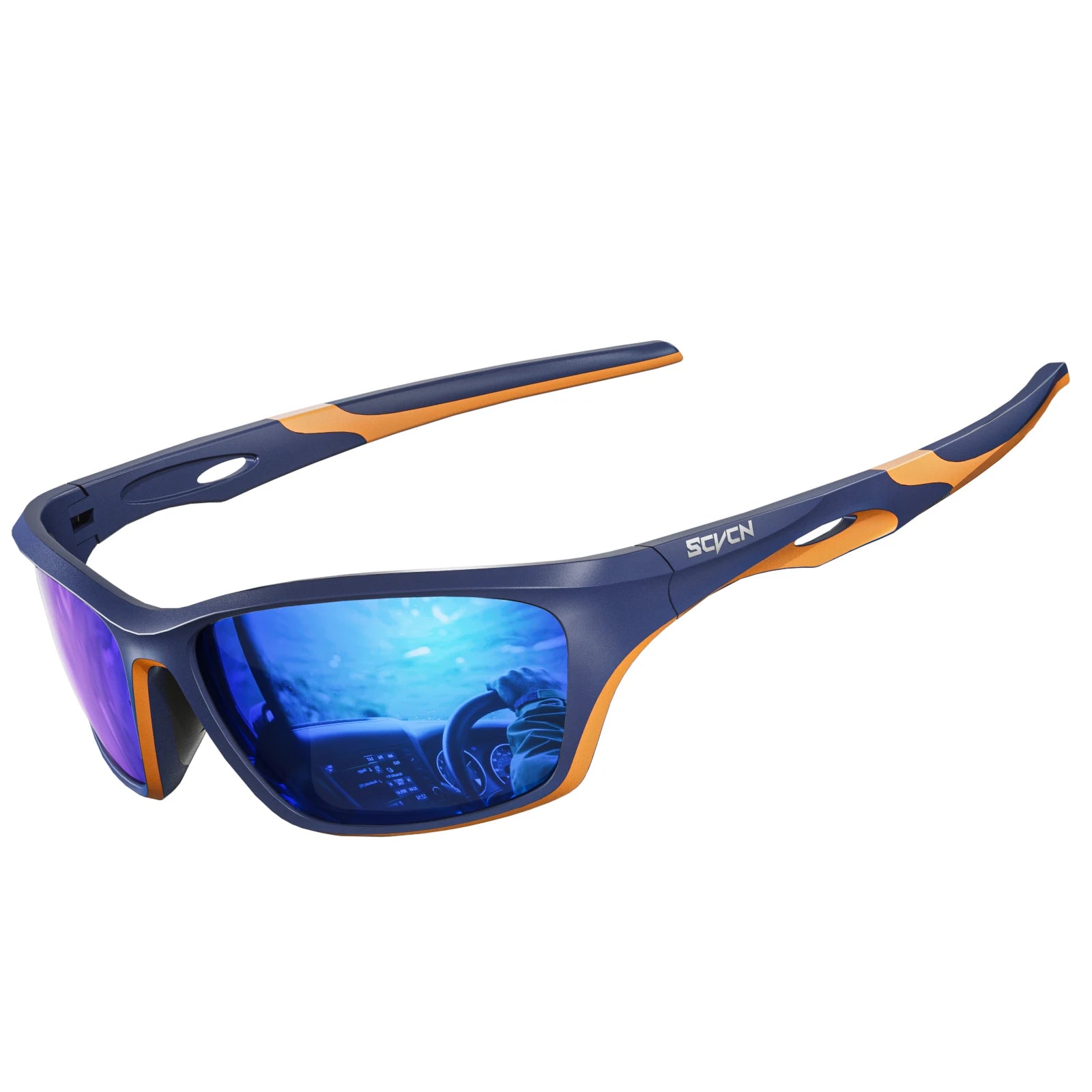 Polarisierte Sport-Outdoor-Brille UV400 – Leichte Fahrrad- & Outdoorbrille mit hohem Kontrast